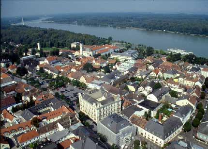 Luftaufnahme von Tulln